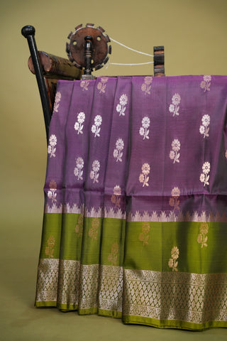 KANCHIPURAM PURE SOFT SILK SAREE