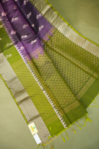 KANCHIPURAM PURE SOFT SILK SAREE
