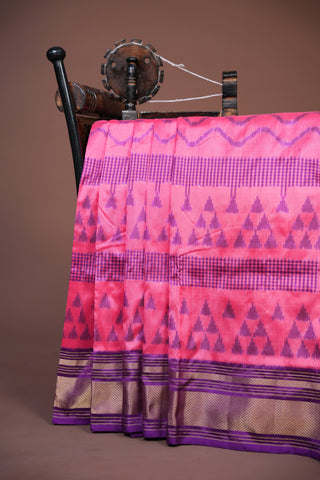 POCHAMPALLY PURE SILK HANDLOOM SAREE