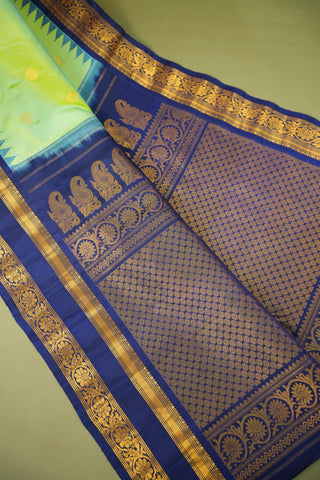 GADWAL PURE SILK GAP BORDER HANDLOOM SAREE