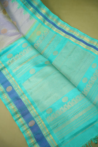 GADWAL PURE SILK GAP BORDER HANDLOOM SAREE