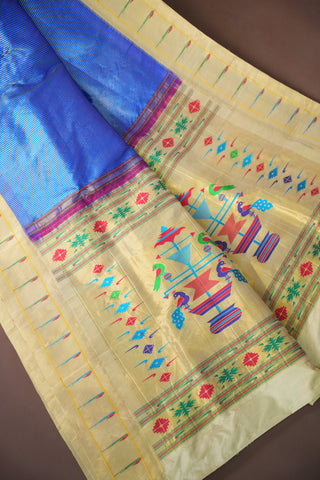 PURE SILK HANDLOOM GADWAL PAITHANI SAREE