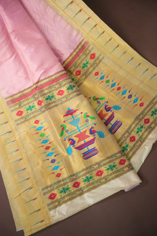 PURE SILK HANDLOOM GADWAL PAITHANI SAREE