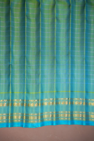 GADWAL PURE SILK GAP BORDER HANDLOOM SAREE