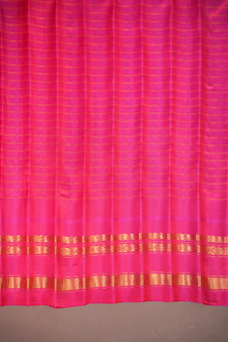 GADWAL PURE SILK GAP BORDER HANDLOOM SAREE