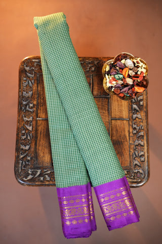 GADWAL PURE COTTON KUTTU BORDER HANDLOOM SAREES