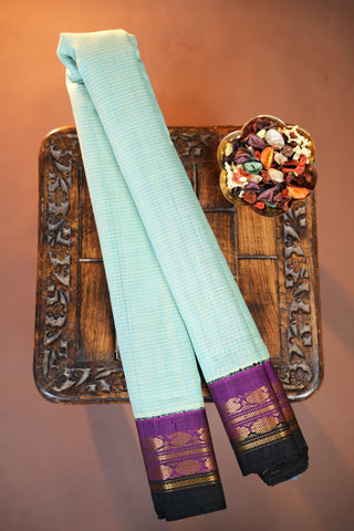 GADWAL PURE COTTON KUTTU BORDER HANDLOOM SAREES