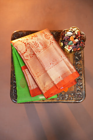 KANCHIPURAM PURE SILK HANDLOOM SAREE