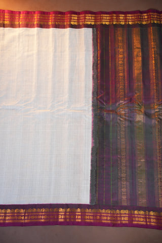 GADWAL PURE COTTON KUTTU BORDER HANDLOOM SAREES