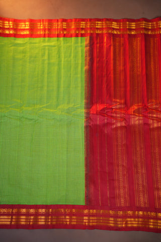 GADWAL PURE COTTON KUTTU BORDER HANDLOOM SAREES