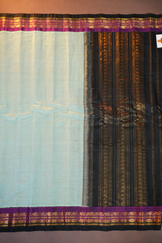 GADWAL PURE COTTON KUTTU BORDER HANDLOOM SAREES
