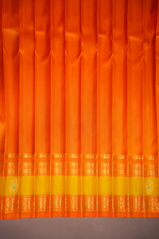 GADWAL PURE SILK GAP BORDER HANDLOOM SAREE