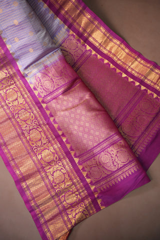 GADWAL PURE SILK CHECKS HANDLOOM SAREE