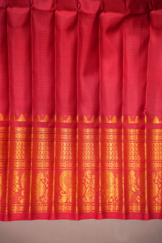 GADWAL PURE SILK CHECKS HANDLOOM SAREE
