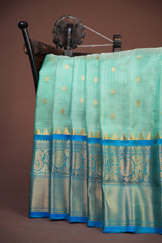 GADWAL PURE SILK CHECKS HANDLOOM SAREE