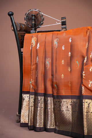 KANCHIPURAM PURE SILK HANDLOOM SAREE