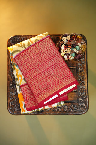 POCHAMPALLY IKKAT PATTU PURE SILK HANDLOOM SAREE
