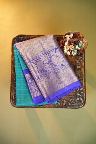 KANCHIPURAM TRADITIONAL PURE SILK HANDLOOM SAREE