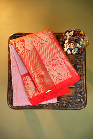 KANCHIPURAM TRADITIONAL PURE SILK HANDLOOM SAREE