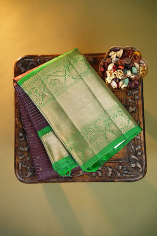 KANCHIPURAM TRADITIONAL PURE SILK HANDLOOM SAREE