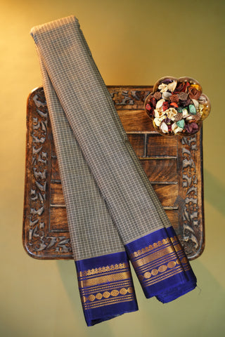 GADWAL PURE COTTON SMALL BORDER SAREE