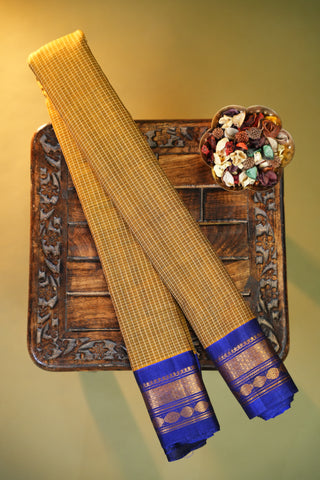 GADWAL PURE COTTON SMALL BORDER SAREE