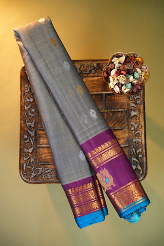 GADWAL COTTON SILK (SICO) GAP BORDER SAREE