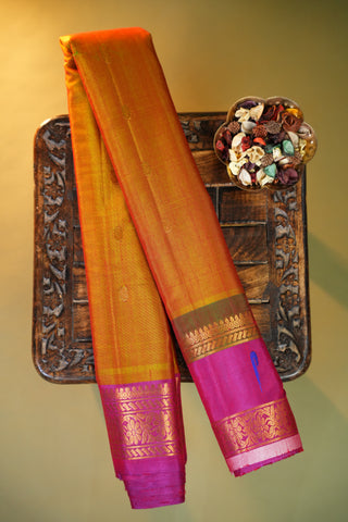 GADWAL COTTON SILK (SICO) GAP BORDER SAREE