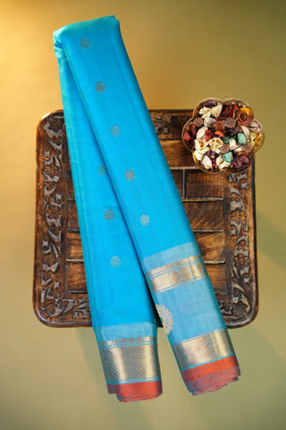 GADWAL COTTON SILK (SICO) GAP BORDER SAREE