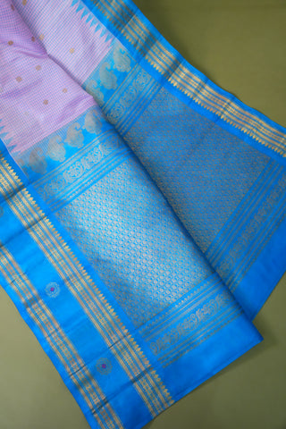 GADWAL PURE SILK GAP BORDER HANDLOOM SAREE