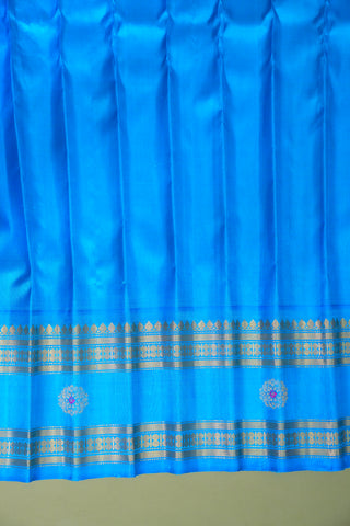 GADWAL PURE SILK GAP BORDER HANDLOOM SAREE