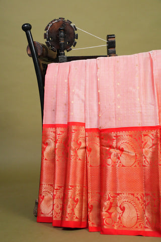KANCHIPURAM TRADITIONAL PURE SILK HANDLOOM SAREE