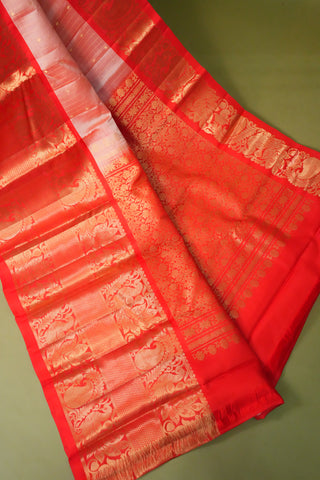 KANCHIPURAM TRADITIONAL PURE SILK HANDLOOM SAREE