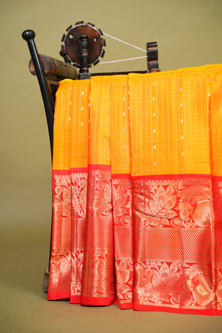 KANCHIPURAM TRADITIONAL PURE SILK HANDLOOM SAREE