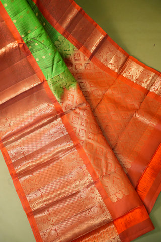 KANCHIPURAM TRADITIONAL PURE SILK HANDLOOM SAREE