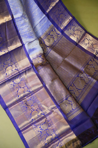 KANCHIPURAM TRADITIONAL PURE SILK HANDLOOM SAREE