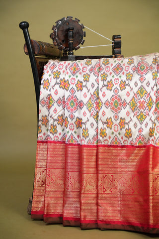 POCHAMPALLY IKKAT PATTU PURE SILK HANDLOOM SAREE