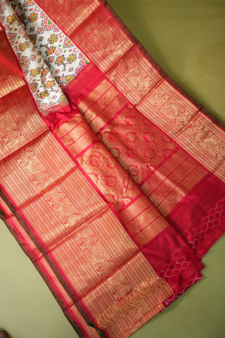 POCHAMPALLY IKKAT PATTU PURE SILK HANDLOOM SAREE