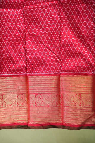 POCHAMPALLY IKKAT PATTU PURE SILK HANDLOOM SAREE