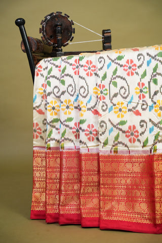 POCHAMPALLY IKKAT PATTU PURE SILK HANDLOOM SAREE