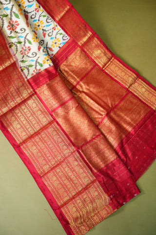 POCHAMPALLY IKKAT PATTU PURE SILK HANDLOOM SAREE