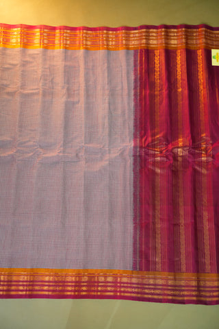 GADWAL PURE COTTON SMALL BORDER SAREE