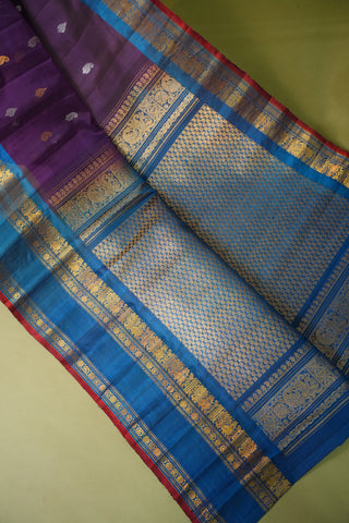 GADWAL COTTON SILK (SICO) GAP BORDER SAREE