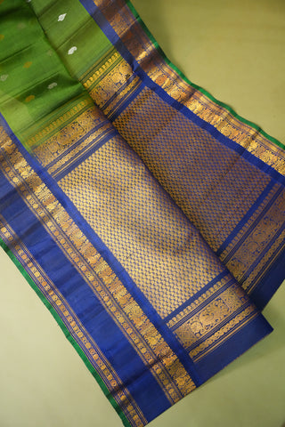 GADWAL COTTON SILK (SICO) GAP BORDER SAREE