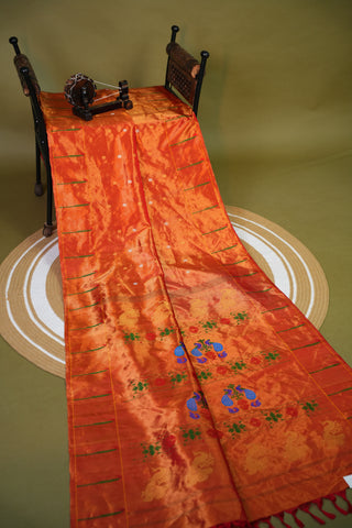 GADWAL PURE SILK PAITHANI HANDLOOM SAREE