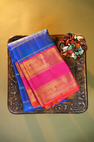KANCHIPURAM PURE SILK HANDLOOM SAREE