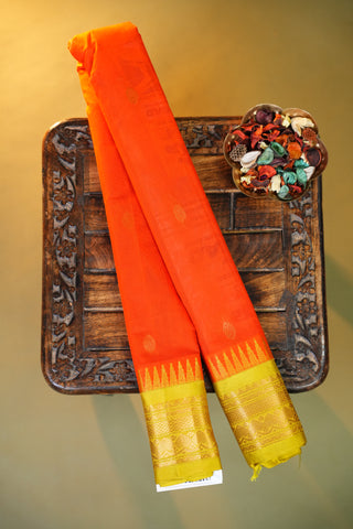 PURE GADWAL COTTON SAREE WITH SMALL BORDER