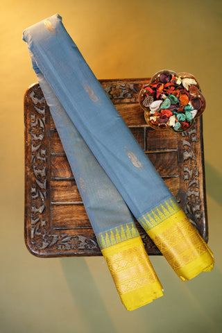 PURE GADWAL COTTON SAREE WITH SMALL BORDER