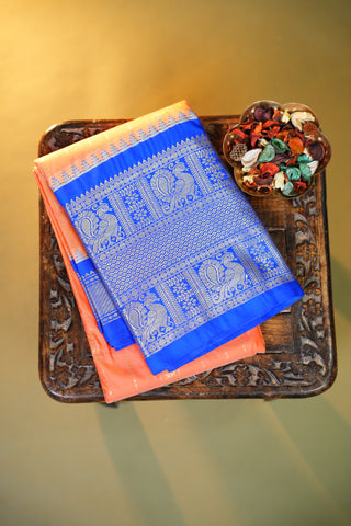 SEMI GADWAL SAREE