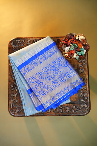 SEMI GADWAL SAREE